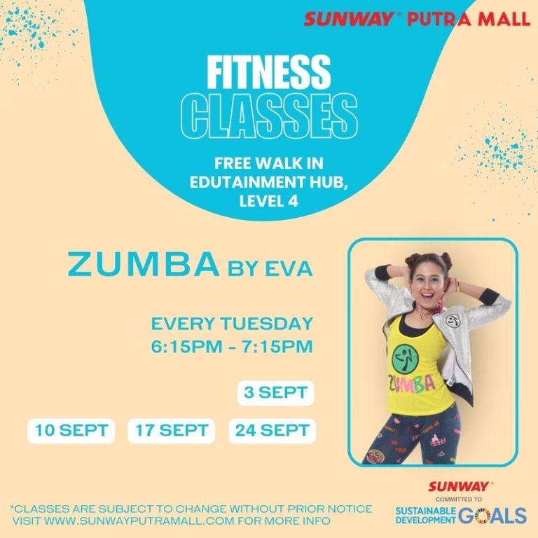 Zumba Classes Every Tuesday | Sunway Putra Mall