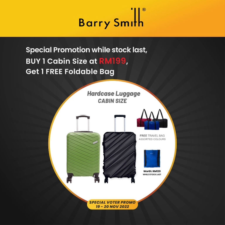 Barry Smith Luggage Bag 20 Inch Navy Blue Free Delivery | forum.iktva.sa