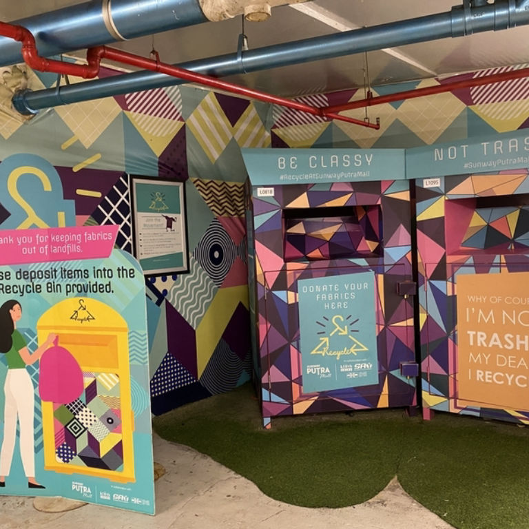 Fabric Recycle Bin Sunway Putra Mall